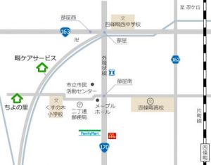 畷ケアサービスの所在地マップ